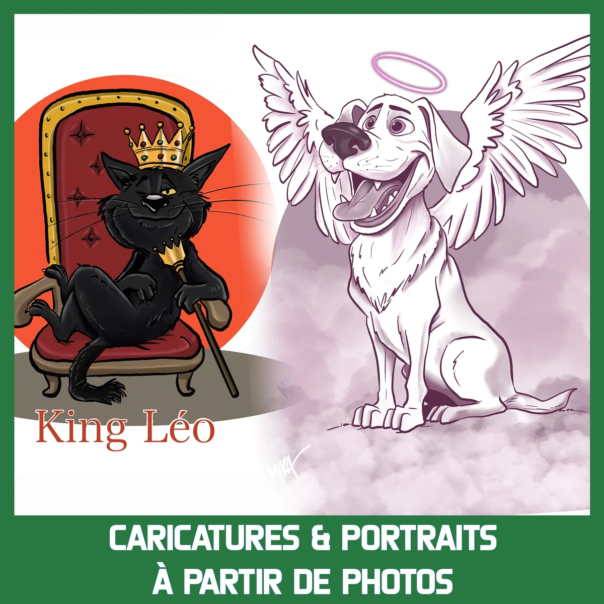 Caricature & portraits à partir de photos