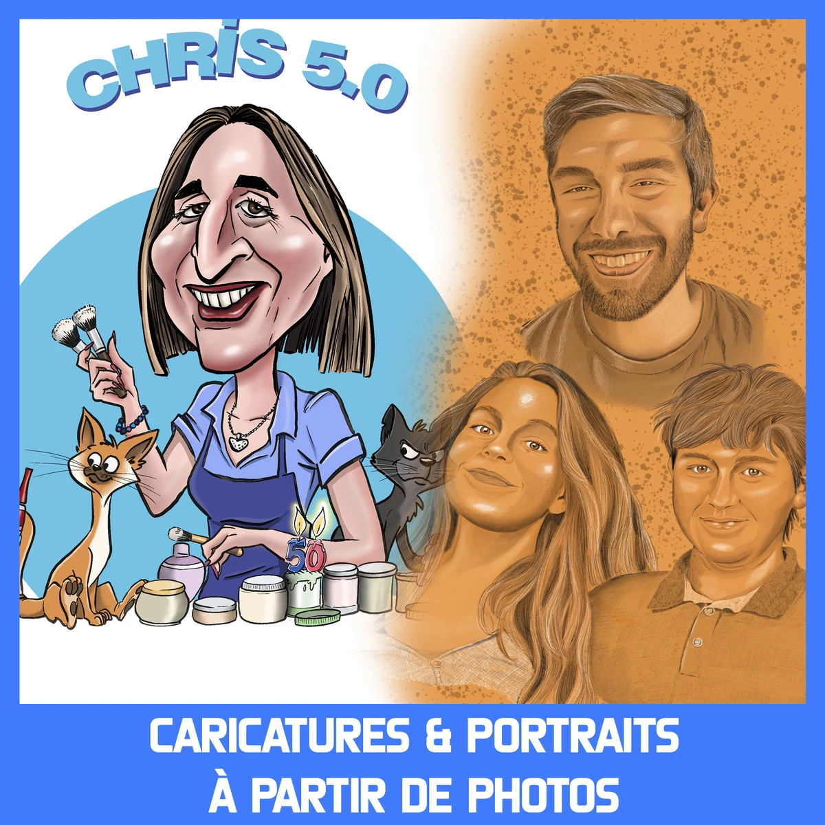 Caricatures Portraits A Partir De Photos
