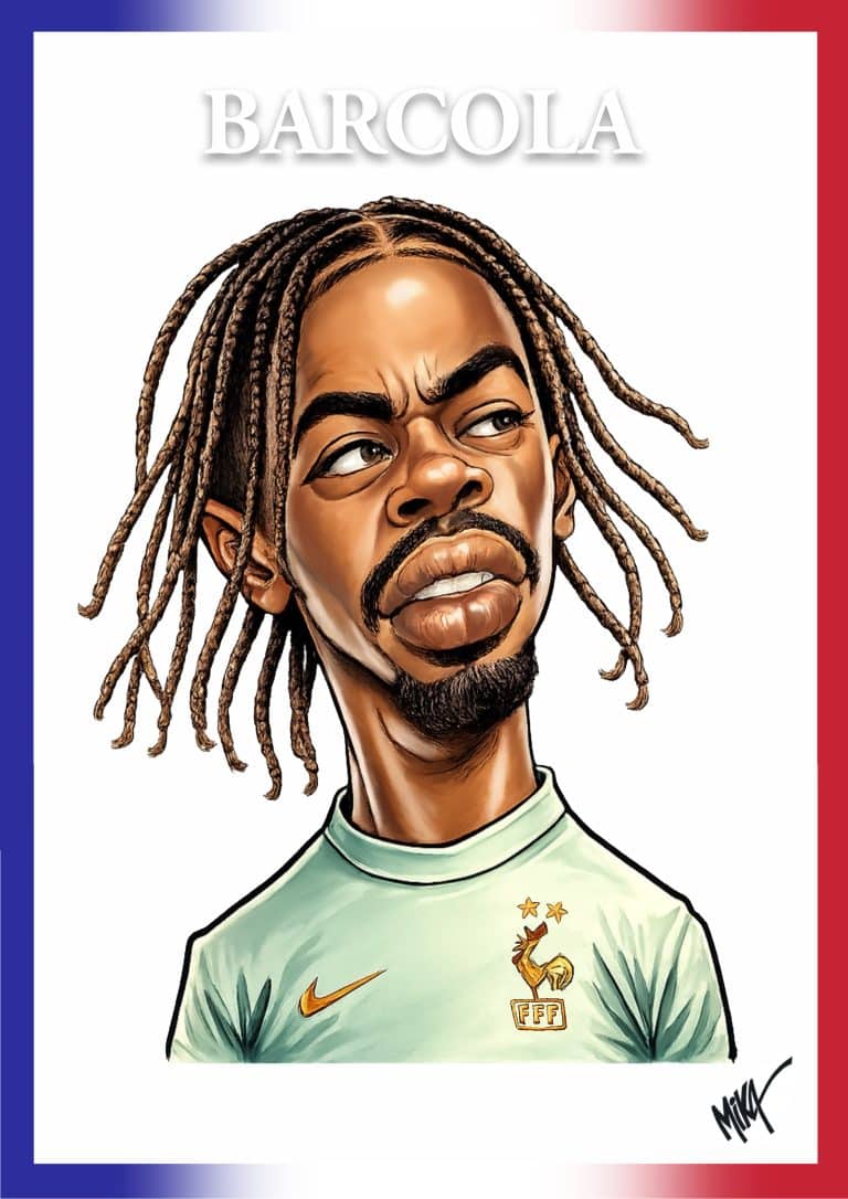 Caricature Barcola — Mika