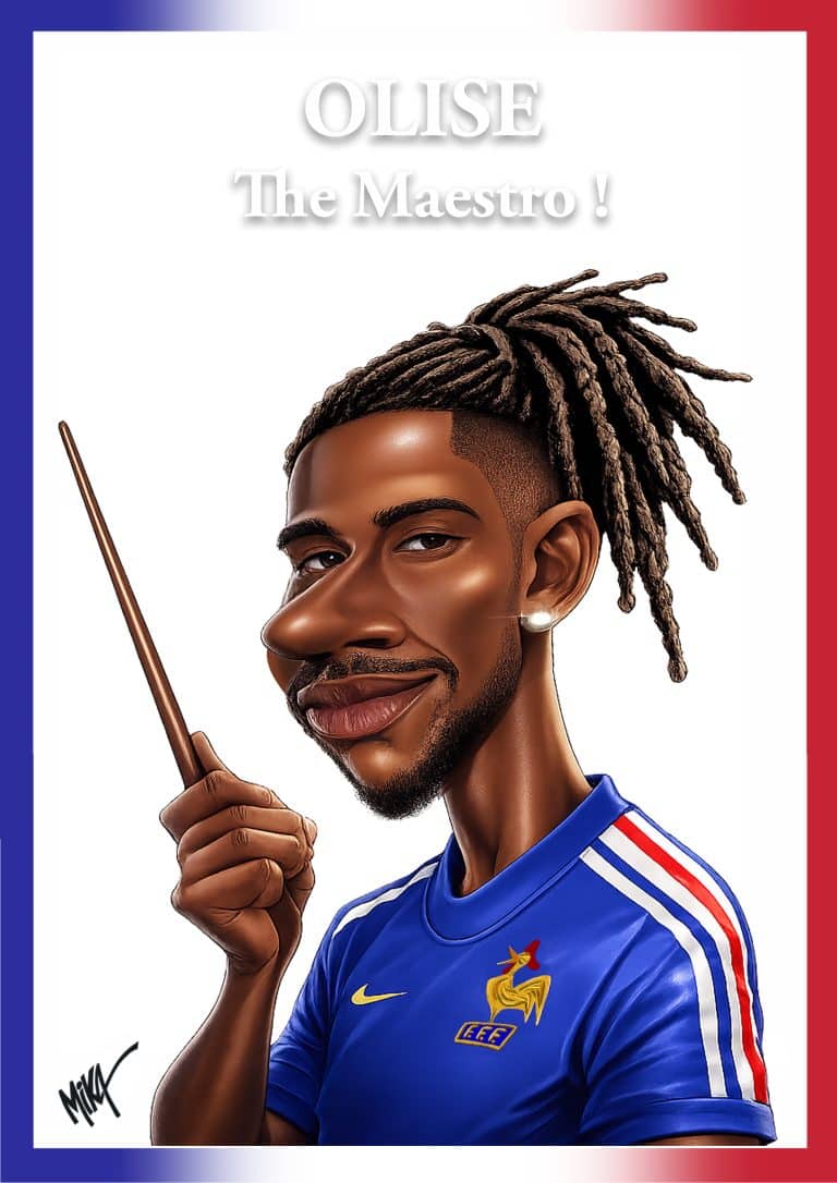 Caricature Olise — Mika