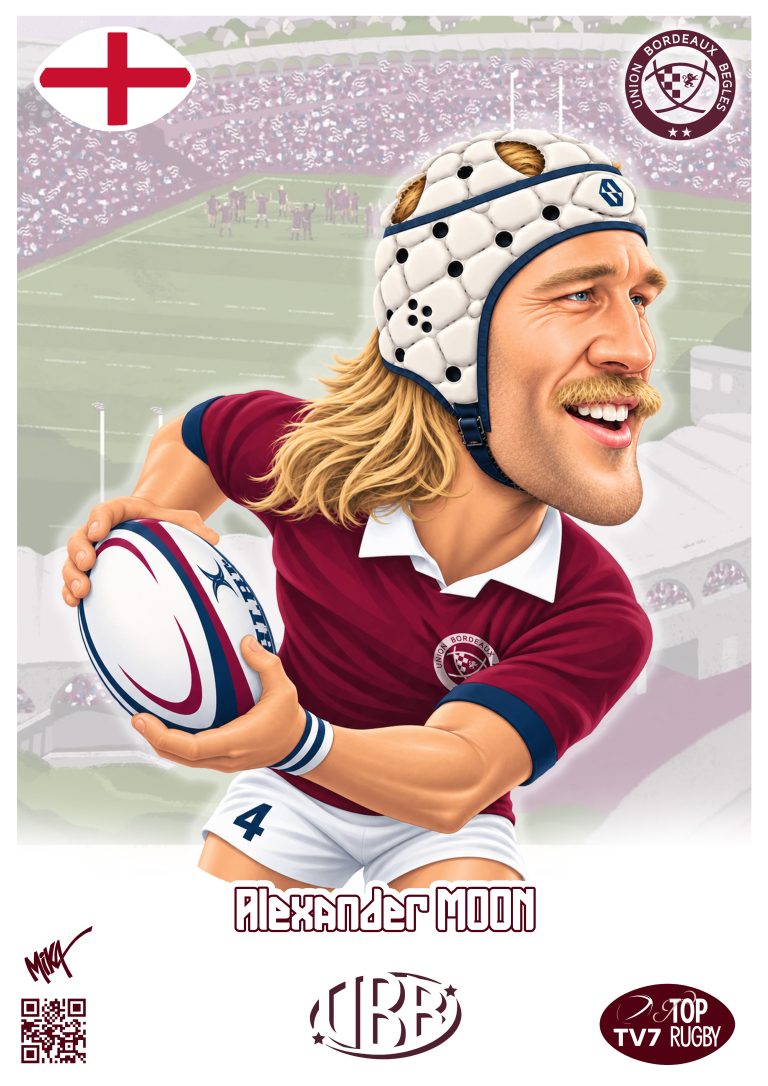 Caricature de Alexander Moon par Mika