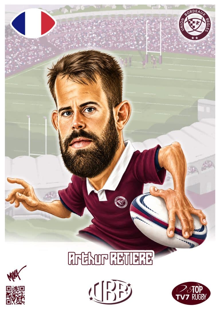 Caricature de Arthur Retière par Mika