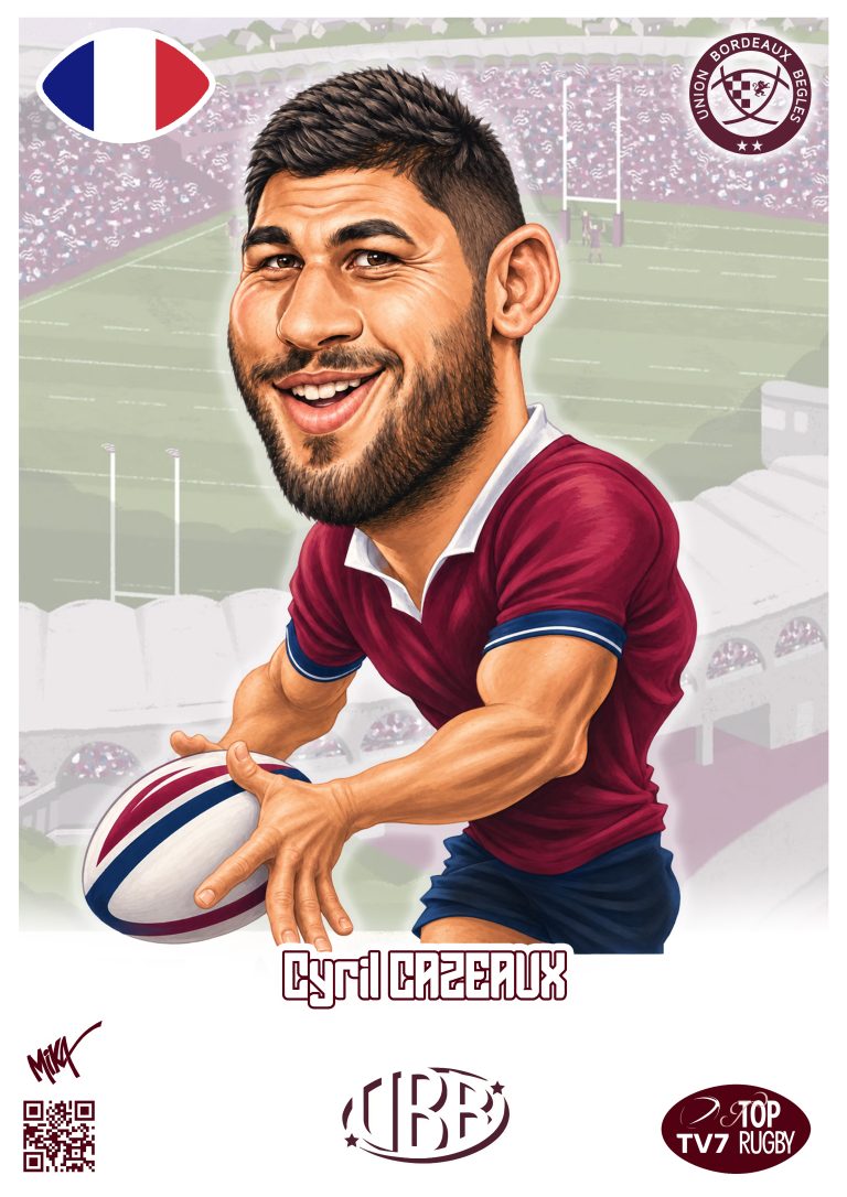 Caricature de Cyril Cazeaux par Mika