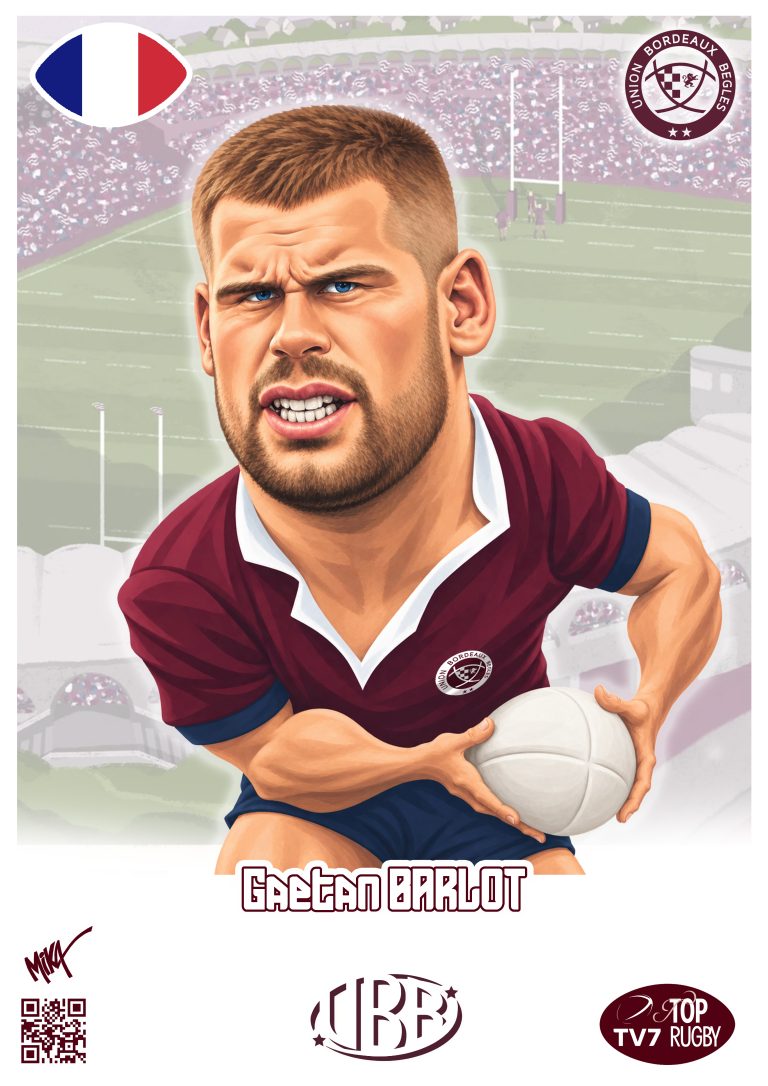 Caricature de Gaëtan Barlot par Mika