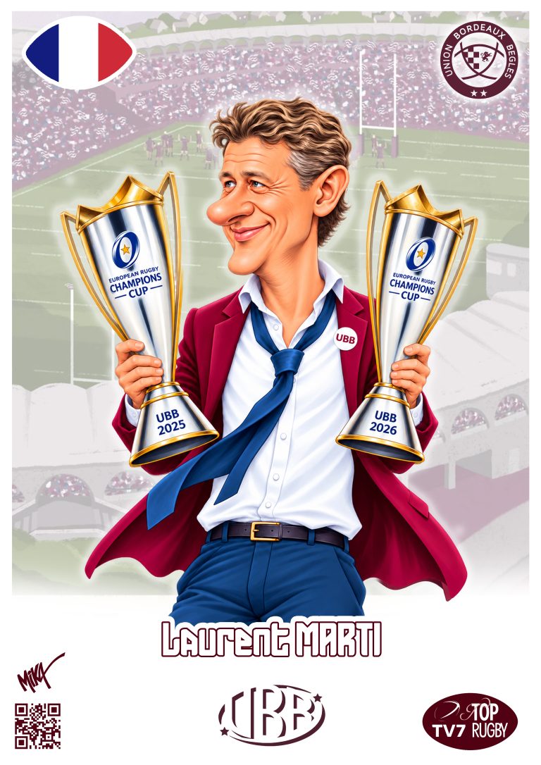 Caricature de Laurent Marti par Mika