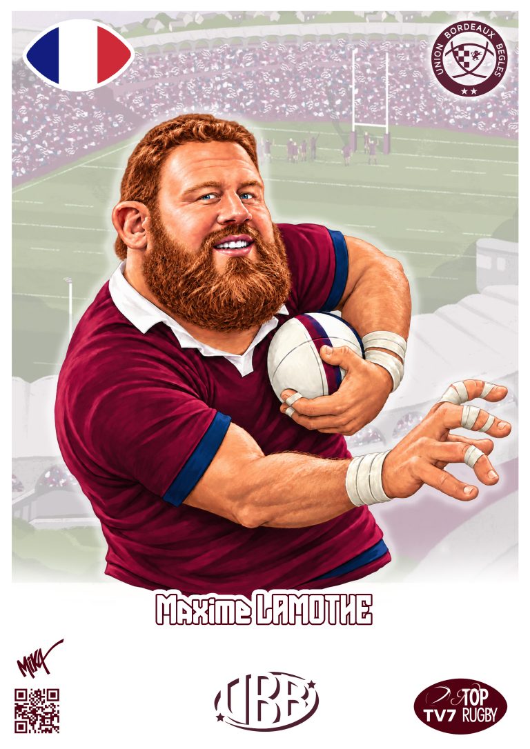 Caricature de Maxime Lamothe par Mika