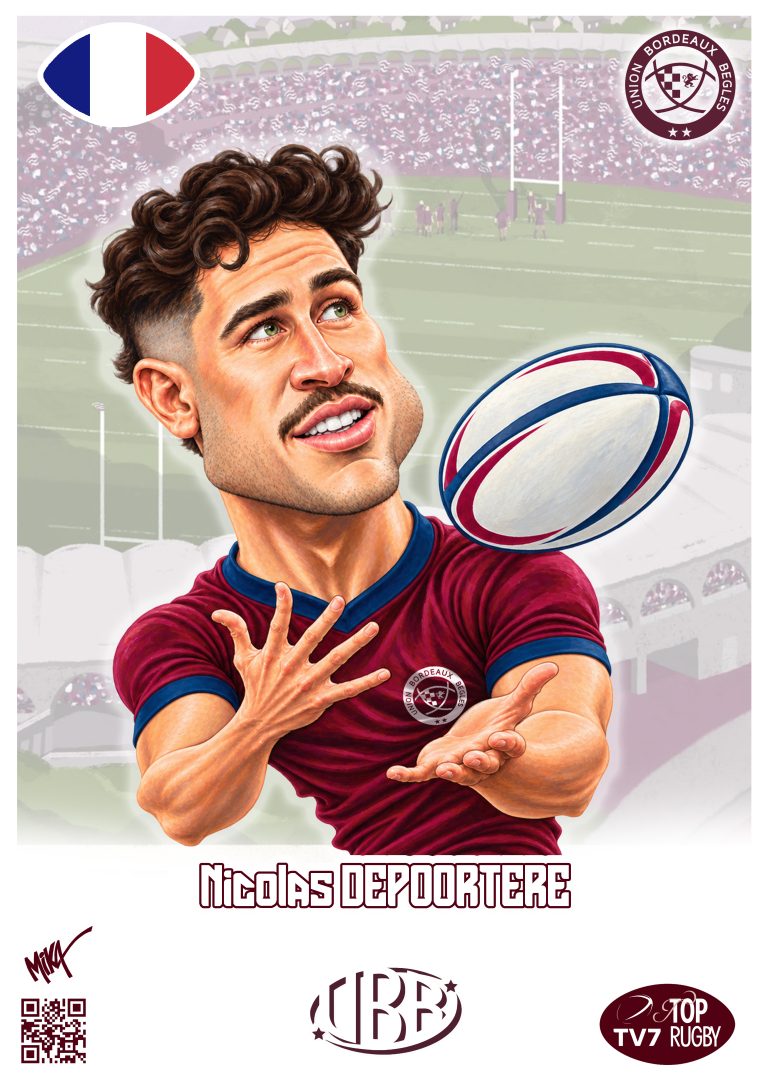 Caricature de Nicolas Depoortere par Mika