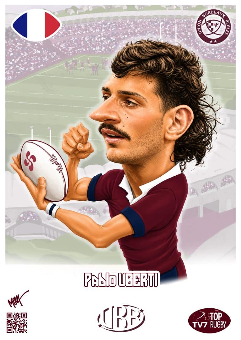 Caricature de Pablo Uberti par Mika