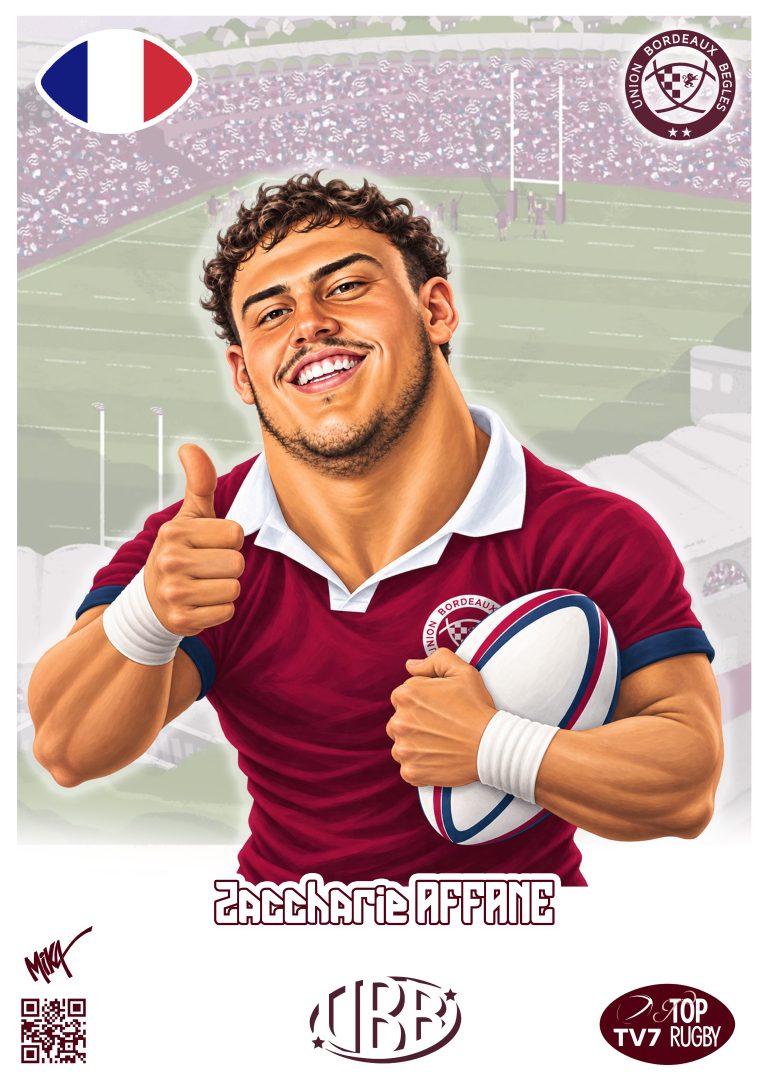 Caricature de Zaccharie Affane par Mika
