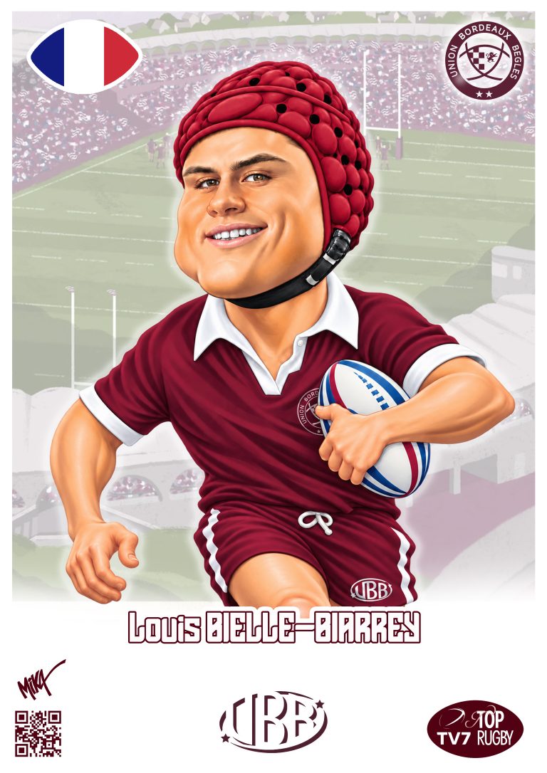Caricature de Louis Bielle-Biarrey par Mika