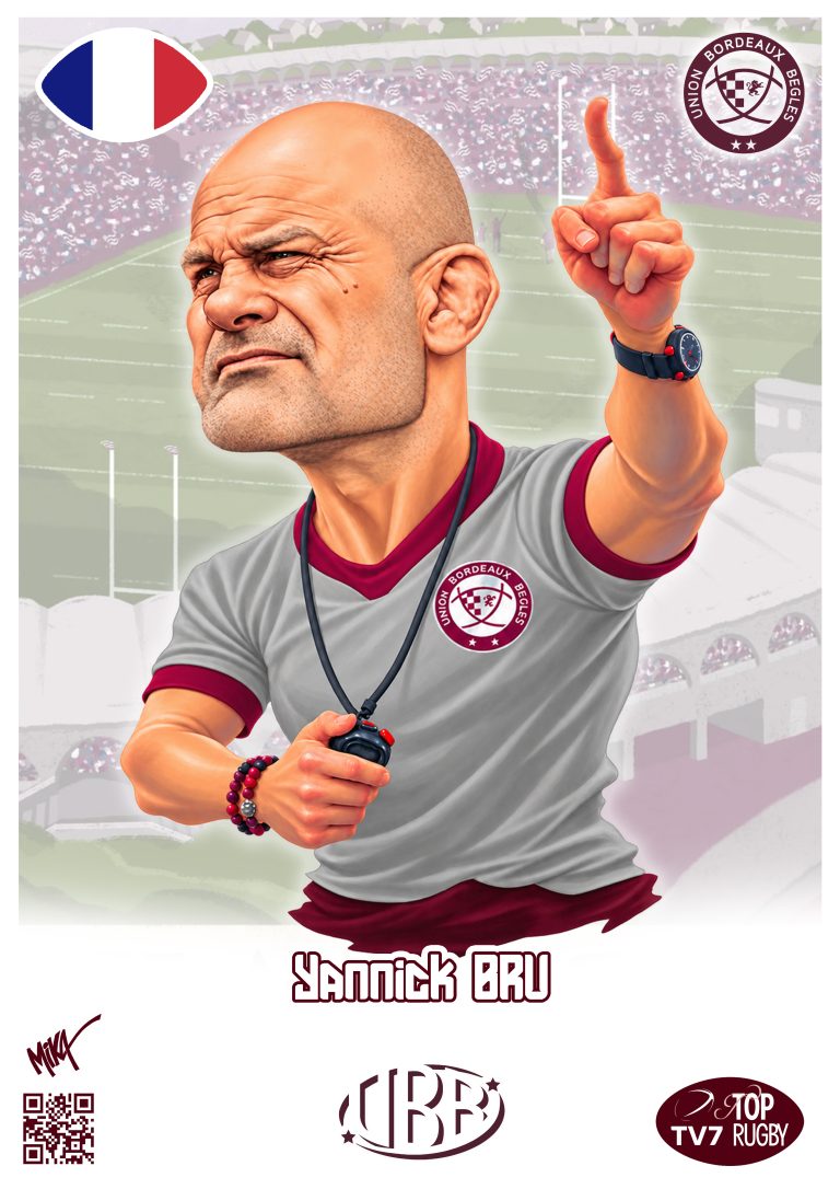 Caricature de Yannick Bru par Mika
